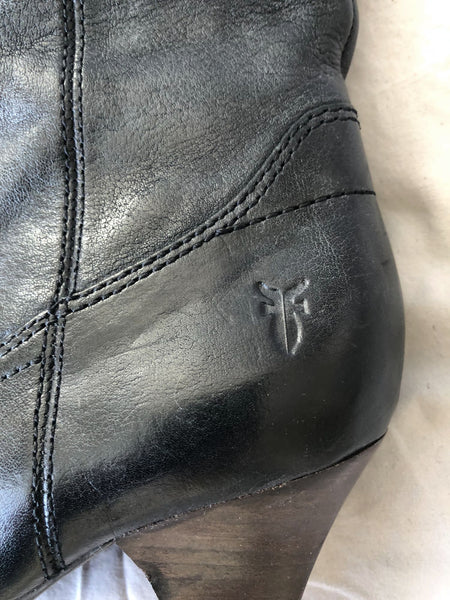 Frye Size 5.5 Dannika Campus Black Boots