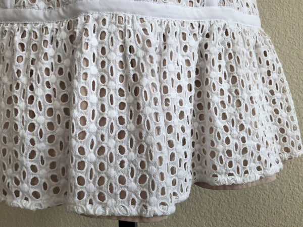 Pins & Needles Anthropologie LARGE White Lace Dress