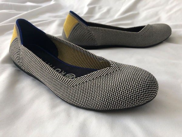 Rothy's Size 6.5 The Flat in Grey Birdseye