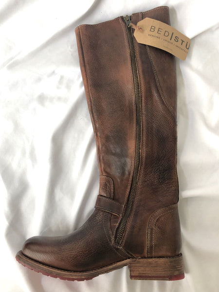 Bed Stu NEW Glaye Size 7.5 Tall Brown Boots