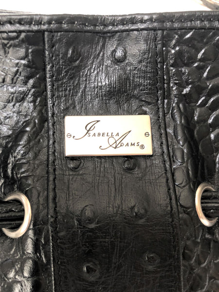 Isabella Adams Black Leather Bag - CLEARANCE