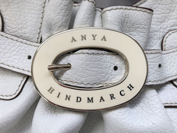 Anya Hindmarch White Leather Luxury Tote