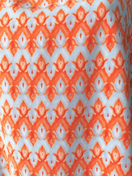 Alice + Olivia Size SMALL Orange and Gray Dress