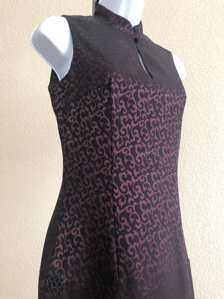 bebe Size SX Petite Burgundy Asian Maxi Dress - CLEARANCE