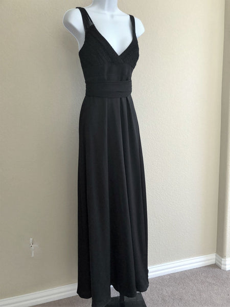 Armani Collezioni Authentic Size 4 Black Silk Gown - RETAILED AT $1,695