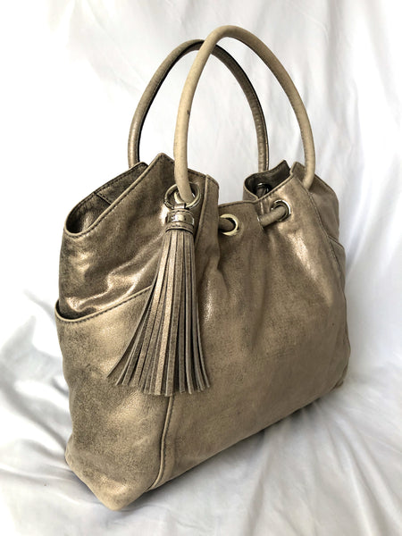 MICHAEL Michael Kors Metallic East West Ring Bag