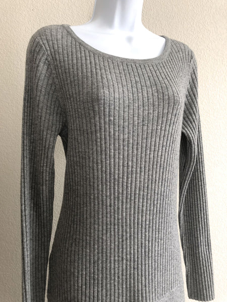 Sundance SMALL Gray Merino Wool Knit Dress