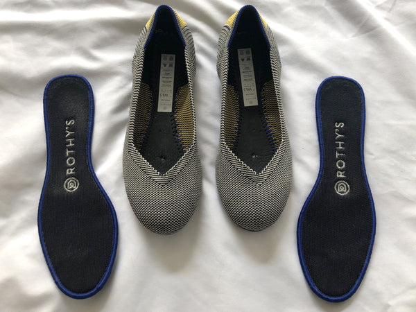 Rothy's Size 6.5 The Flat in Grey Birdseye