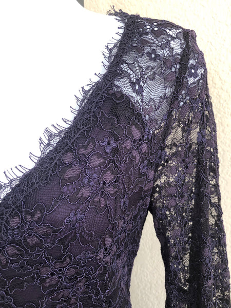 Nanette Lepore Size 2 - NEW - Ming Frock in Eggplant Dress