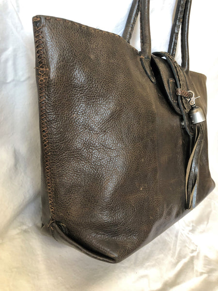 Carla Mancini Brown Leather Tote - CLEARANCE
