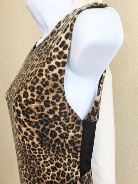 Alice + Olivia Size Small Leopard Print Dress