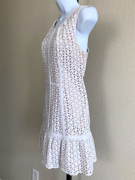 Pins & Needles Anthropologie LARGE White Lace Dress