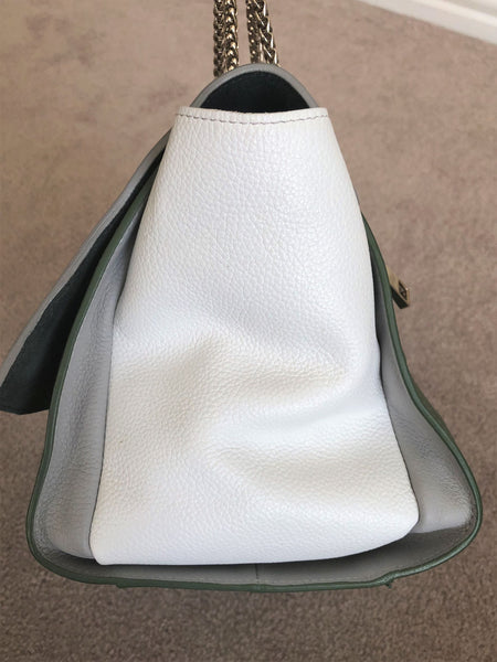 Lidia May Color Block Leather Cross Body Bag - RARE!