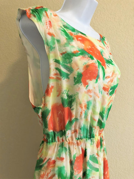 Alice + Olivia NEW Size Large Matilda Floral Silk Dress