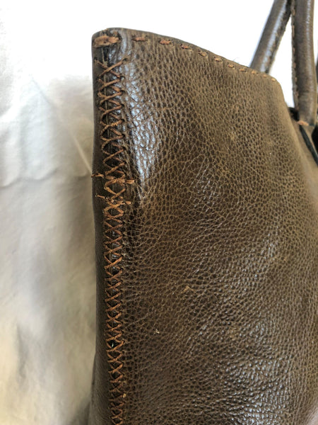 Carla Mancini Brown Leather Tote