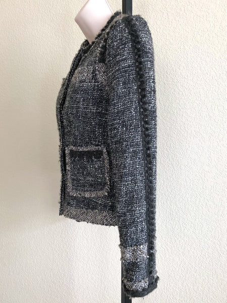 Rebecca Taylor Size 0 Gray Blazer