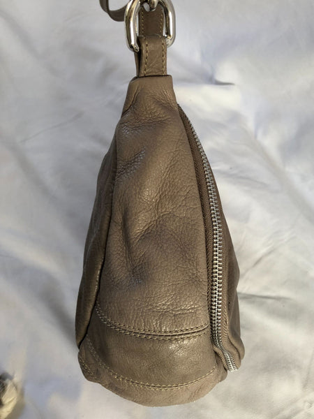 Sundance Gray Leather Cross Body Bag