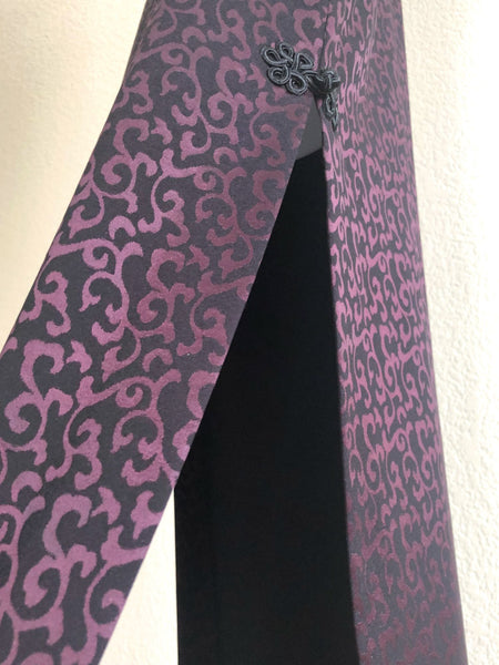 bebe Size SX Petite Burgundy Asian Maxi Dress - CLEARANCE