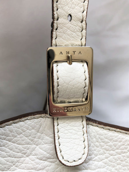 Anya Hindmarch White Leather Luxury Tote