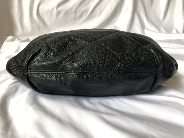 Tiffany & Fred Black Leather Shoulder Bag - CLEARANCE
