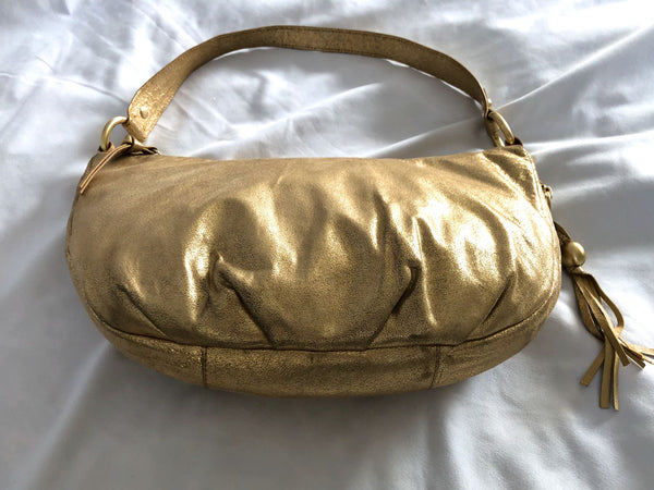 Hobo International Phoebe Gold Leather Bag