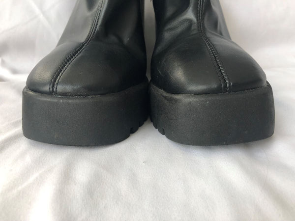 Schutz Darlyn Size 6 Vegan Leather Over the Knee Boots