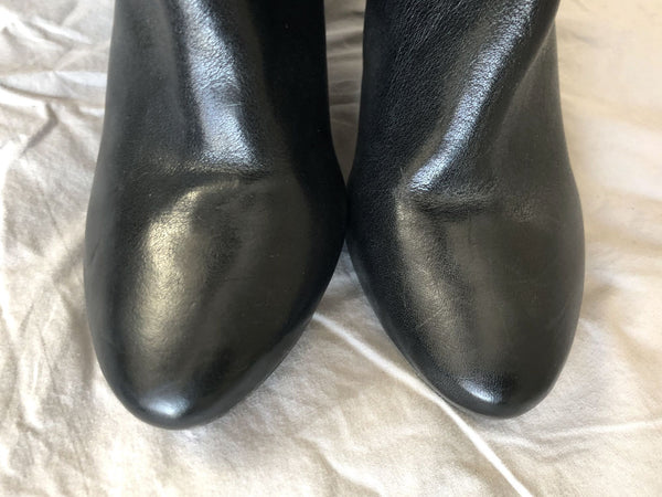 Frye Size 5.5 Dannika Campus Black Boots