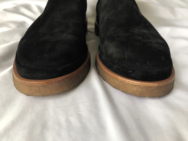 VINCE Size 6 Chelsea Black Suede Booties