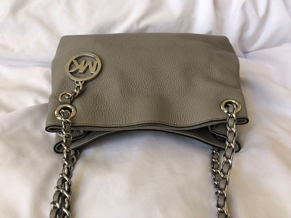 MICHAEL Michael Kors Gray Leather Bag