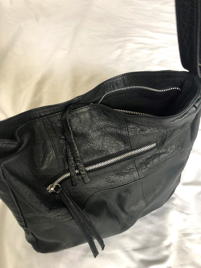 anthropologie black leather backpack Day & Mood for Anthropologie Black Isa Cross Body Bag – FABULUX