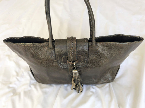 Carla Mancini Brown Leather Tote - CLEARANCE