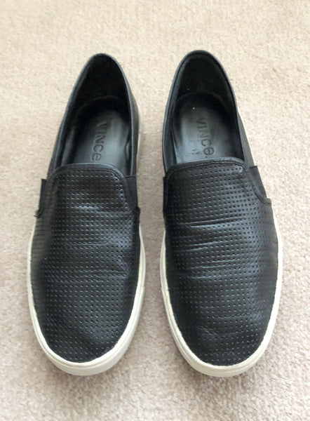 VINCE Size 6.5 Blair Black Sneakers - CLEARANCE