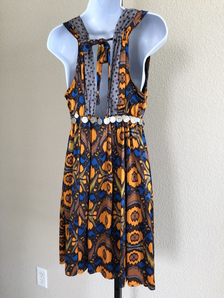 Plenty Tracy Reese Size 2 Brown Silk Dress