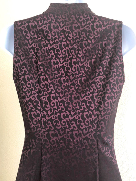 bebe Size SX Petite Burgundy Asian Maxi Dress - CLEARANCE