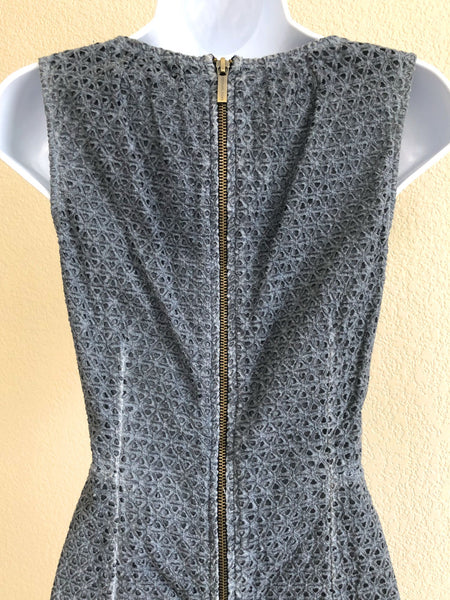 Michael Kors Size 2 Blue Eyelet Lace Dress - CLEARANCE