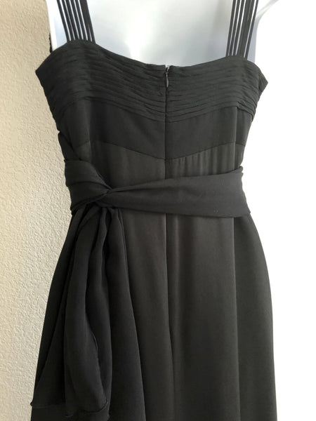 Armani Collezioni Authentic Size 4 Black Silk Gown - RETAILED AT $1,695