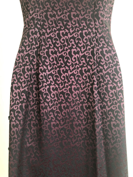 bebe Size SX Petite Burgundy Asian Maxi Dress