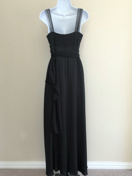 Armani Collezioni Authentic Size 4 Black Silk Gown - RETAILED AT $1,695