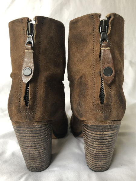 Rag & Bone Newbury Size 6 Brown Suede Booties