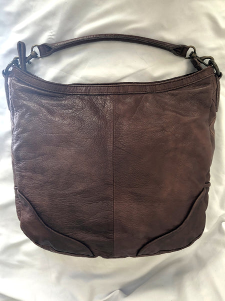 Liebeskind Brown Leather Quilted Hobo