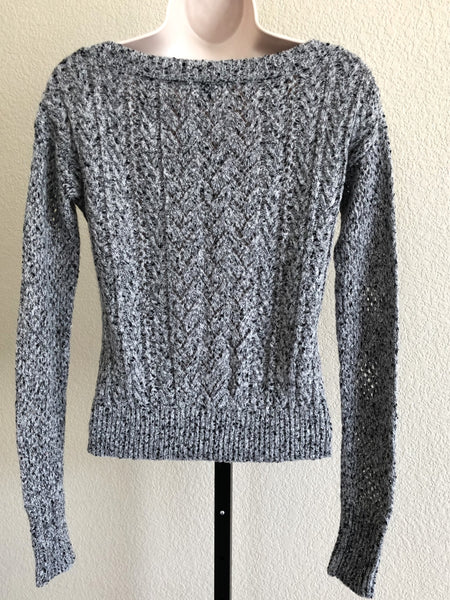 Armani Exchange Size XS Gray Silver Sweater