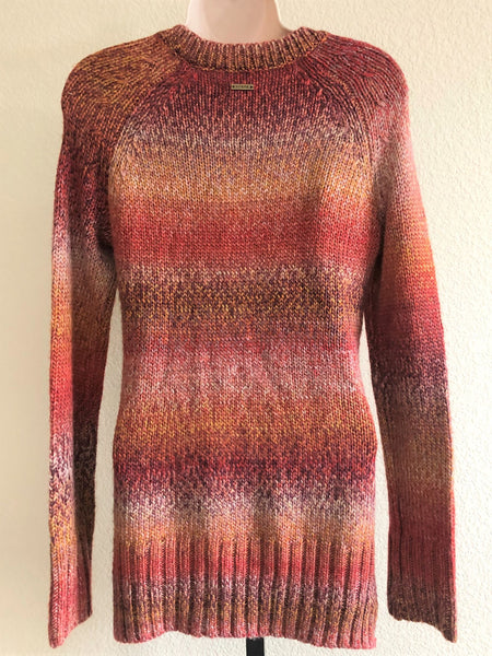 PrAna NEW SMALL Leisel Red Cable Knit Sweater