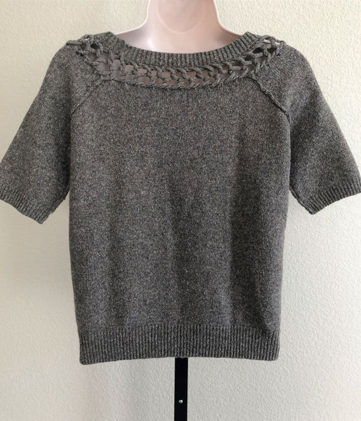 AphOrism Anthropologie Size XS Taupe Top