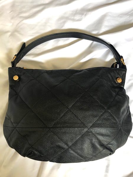 Tiffany & Fred Black Leather Shoulder Bag - CLEARANCE