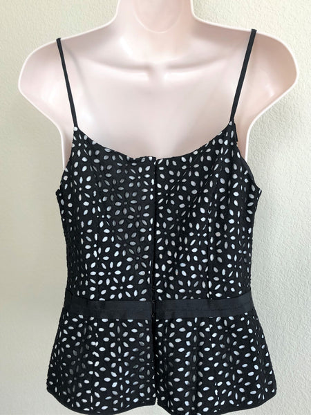 Derek Lam Size 10 Eyelet Lace Top