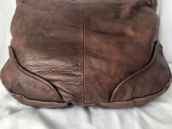 Liebeskind Brown Leather Quilted Hobo
