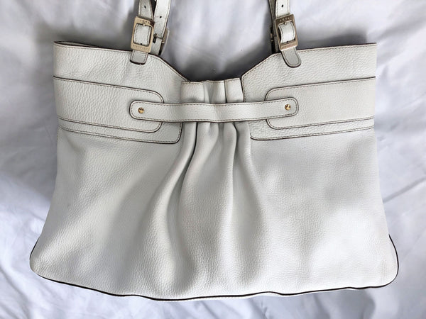 Anya Hindmarch White Leather Luxury Tote