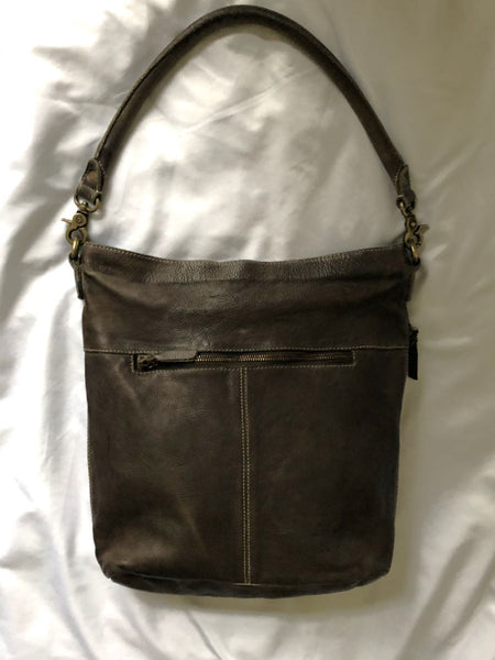 Amsterdam Heritage Brown Studded Hobo