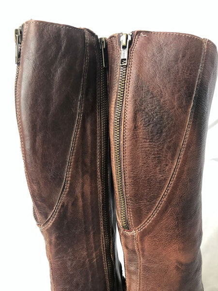 Bed Stu NEW Glaye Size 7.5 Tall Brown Boots