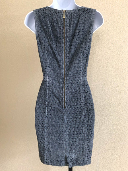 Michael Kors Size 2 Blue Eyelet Lace Dress